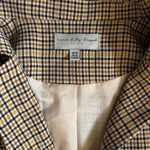 Spring blazer with matching waist belt bag